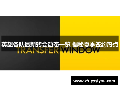 英超各队最新转会动态一览 揭秘夏季签约热点 英超各队最新转会动态一览 揭秘夏季签约热点